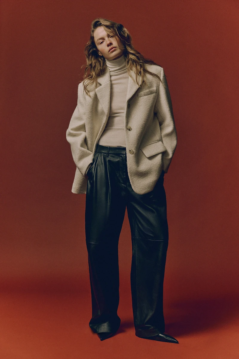 Blazer à boutonnage simple