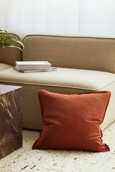 Linen-blend Cushion Cover