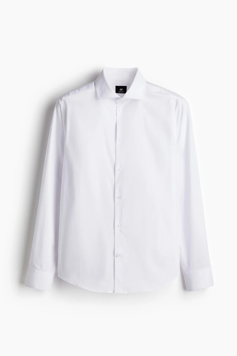 Chemise près du corps en coton