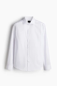 Chemise près du corps en coton