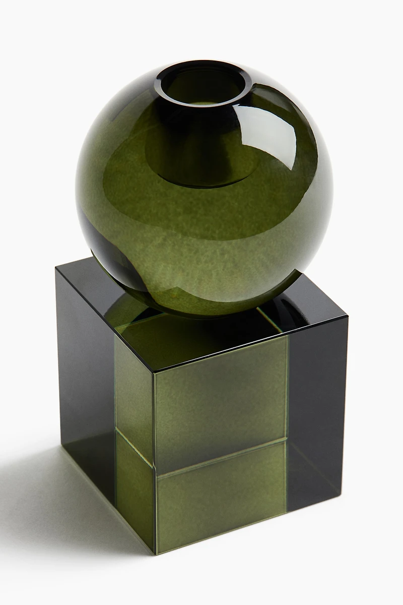 Glass Candlestick