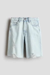 Baggy-Fit Denim Shorts