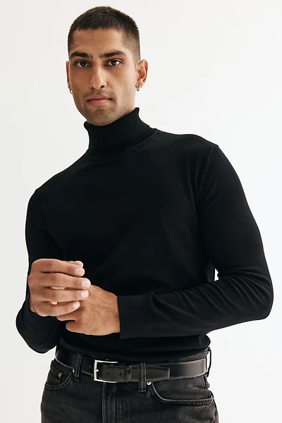 Regular-Fit Turtleneck Sweater