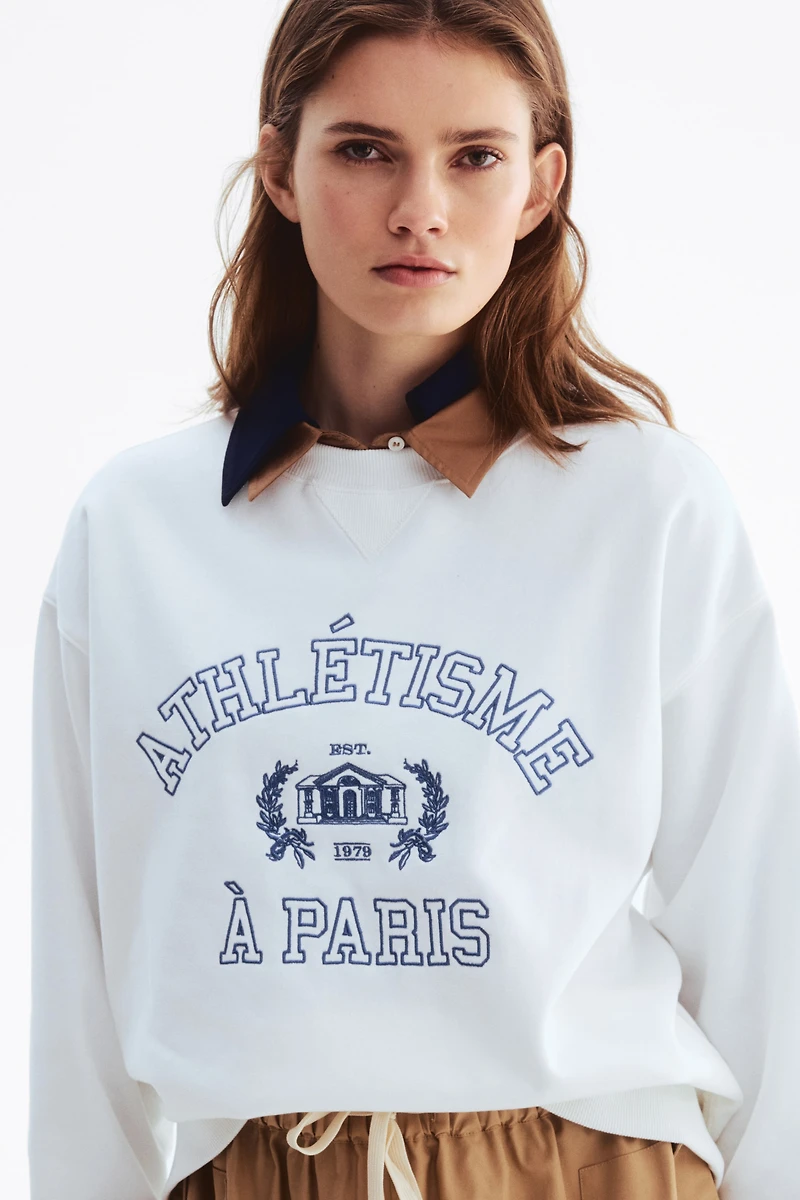 Sweatshirt with Motif