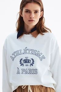 Sweatshirt with Motif