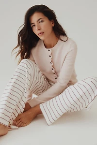 Pantalon en coton mélangé