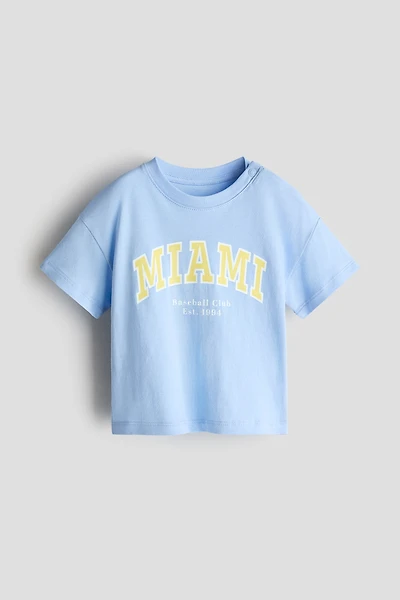 Printed Cotton T-Shirt