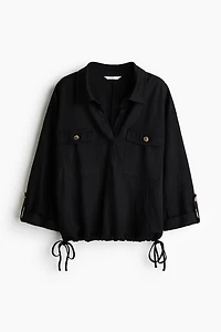 Chemise à enfiler en piqué