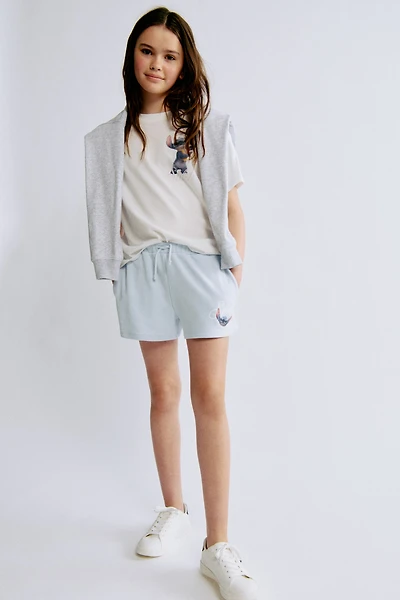 Sweatshorts with Printed Motif