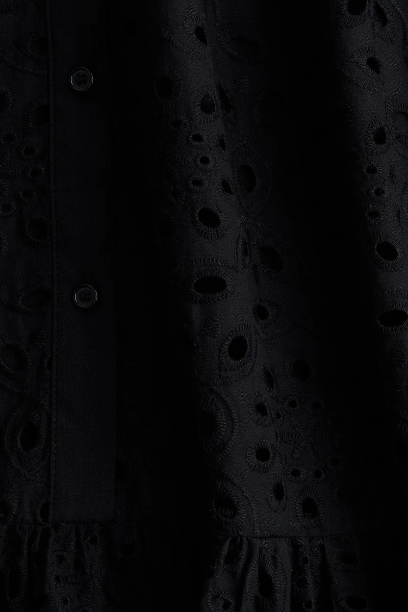 Eyelet Embroidery Dress