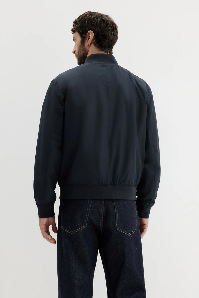 Regular-Fit Lightweight Bomber Jacket