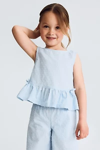 2-Piece Cotton Plumeti Set