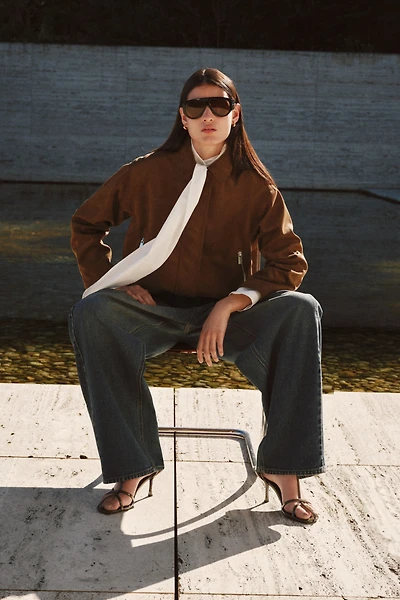 Veste en tissu gratté