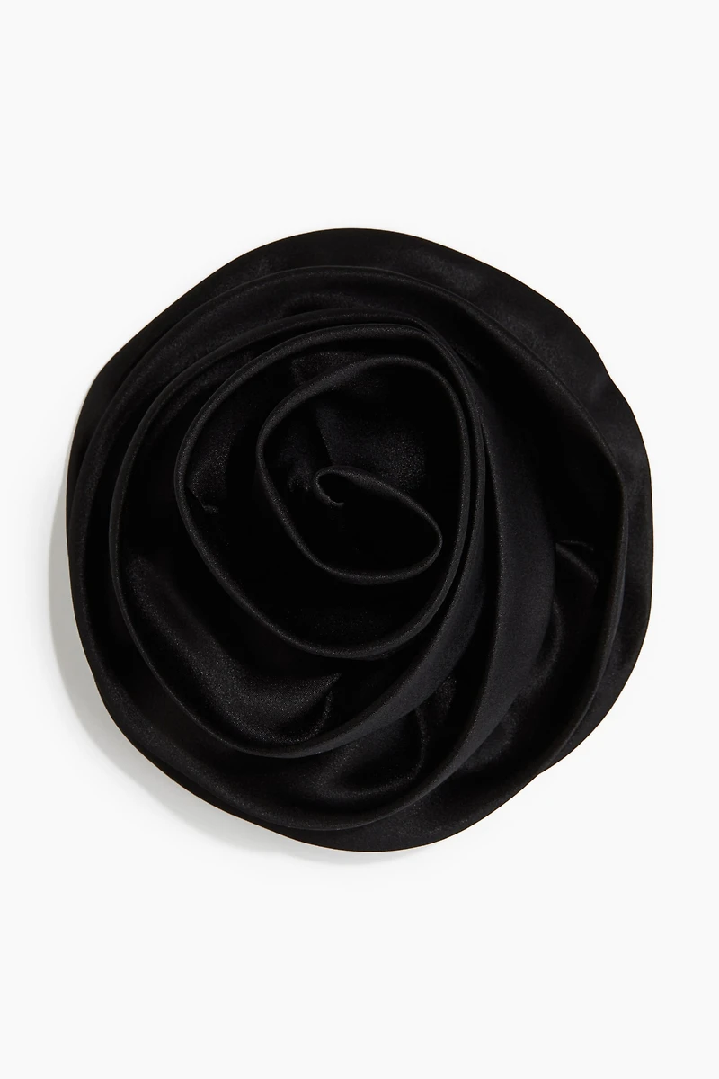 Hair Clip with Silk Flower