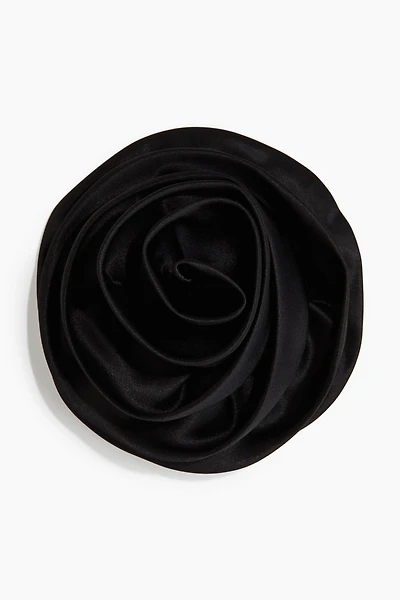 Hair Clip with Silk Flower