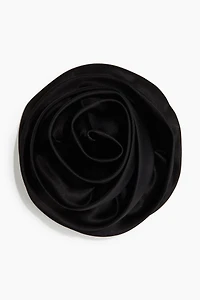 Hair Clip with Silk Flower