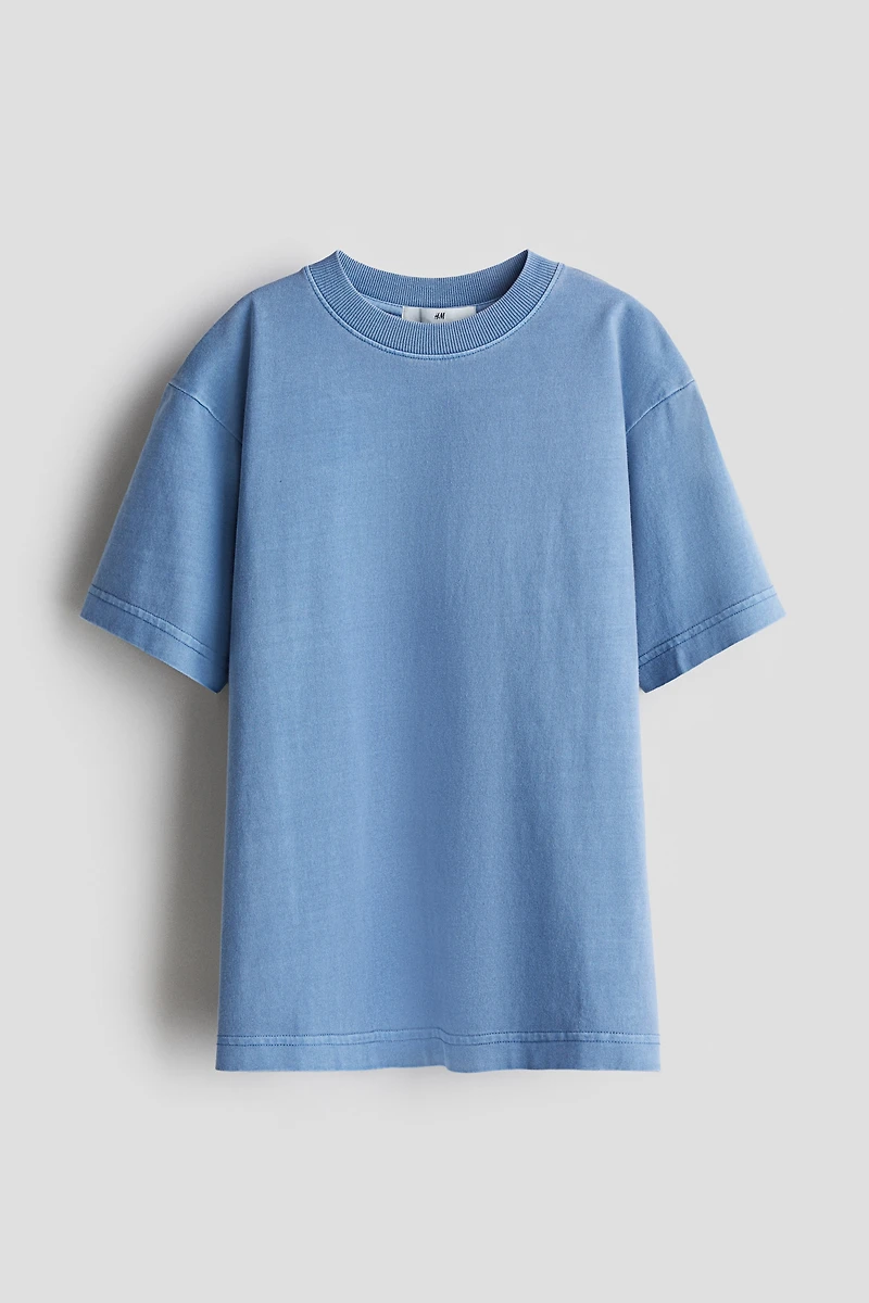 T-shirt en coton imprimé