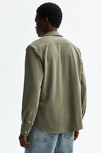 Four-Way Stretch Slim-Fit Shirt