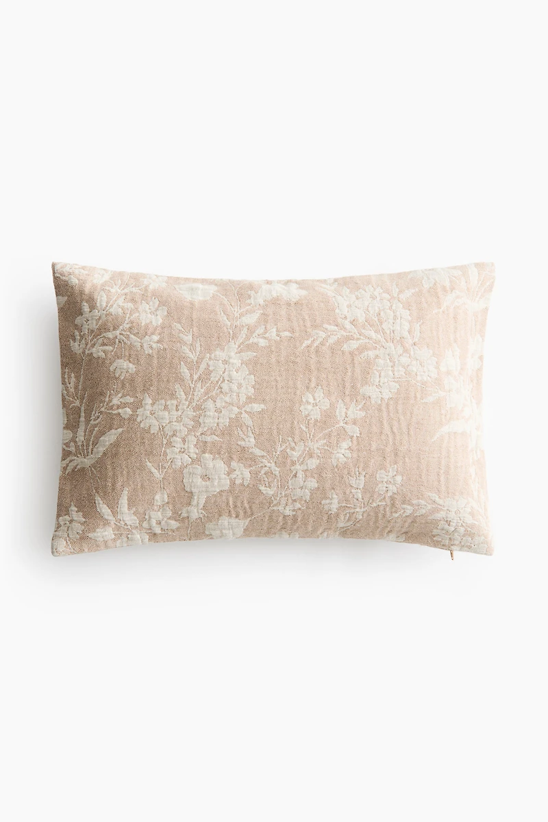 Jacquard-Weave Cushion Cover
