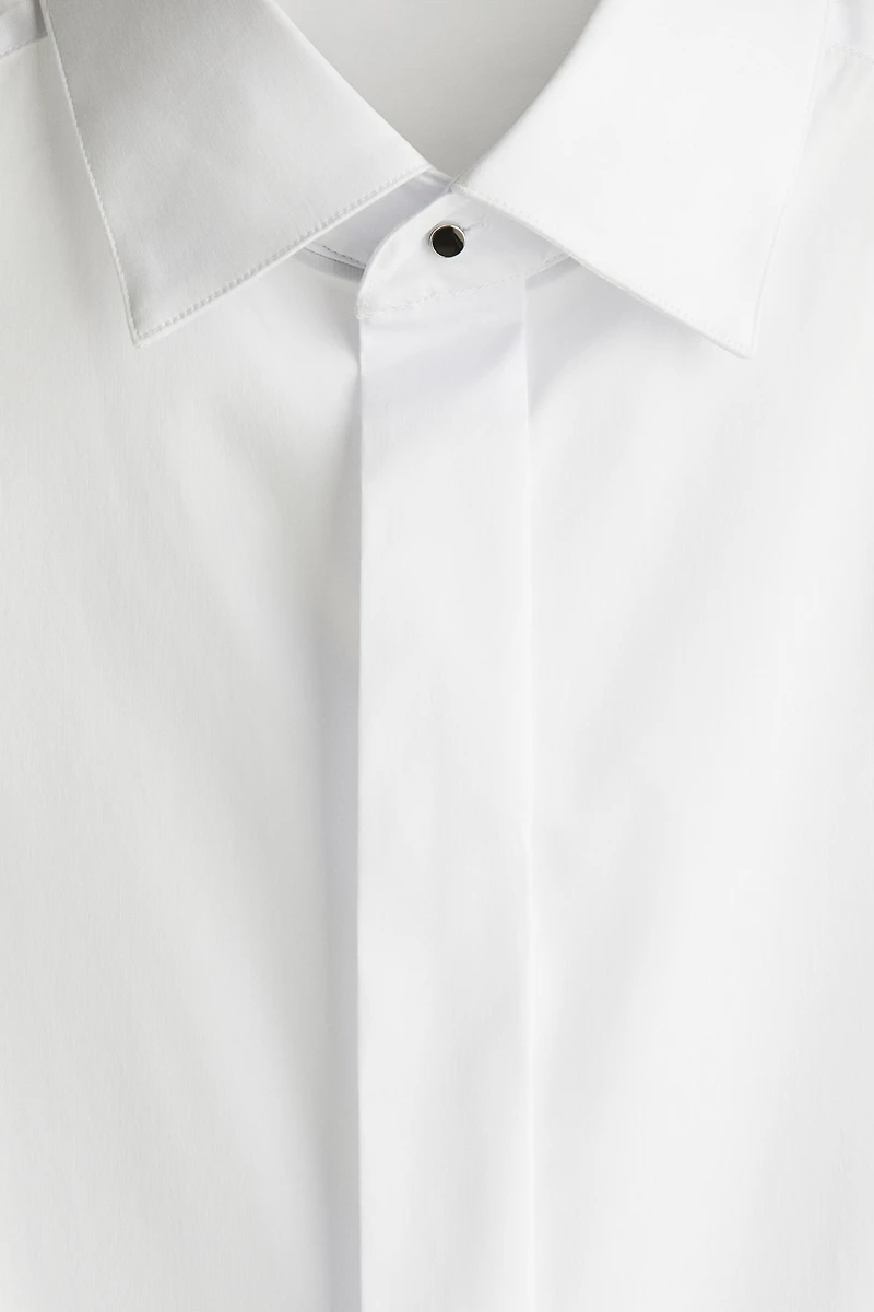 Slim-Fit Tuxedo Shirt