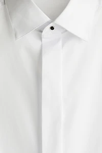Slim-Fit Tuxedo Shirt