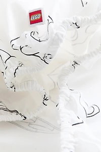 Drap-housse en coton à motif