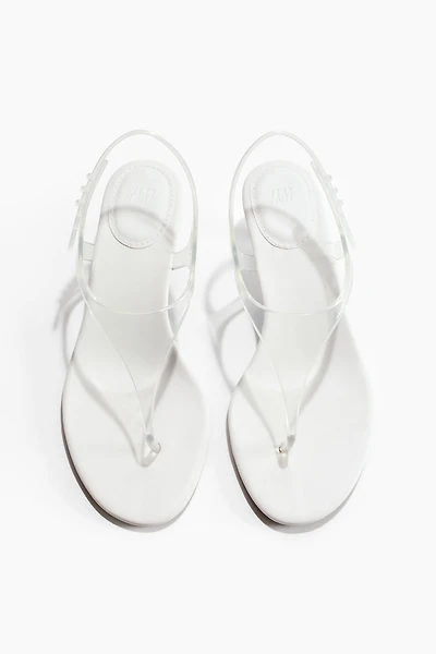 Kitten-Heeled Sandals