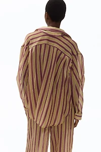 Oversized Lyocell-Blend Shirt