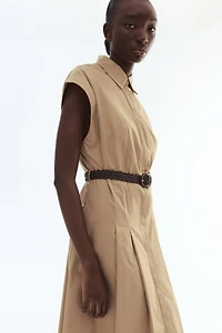 Cotton Poplin Shirt Dress