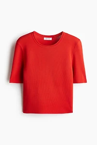 Fine-Knit T-Shirt