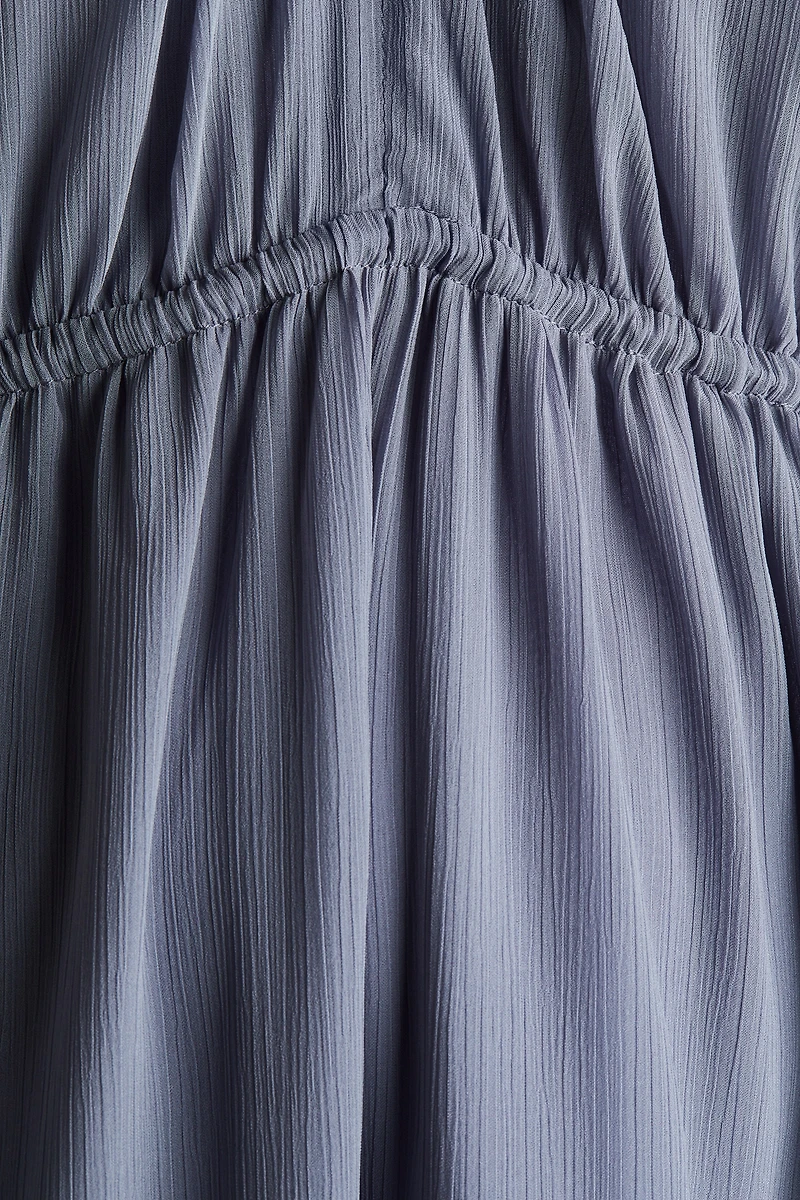 MAMA Balloon-Sleeved Maxi Dress