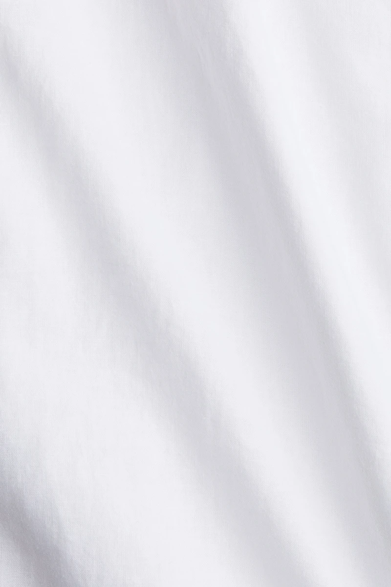 Linen-blend shirt