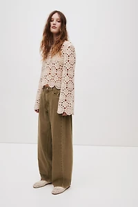 Barrel Regular Waist Jeans