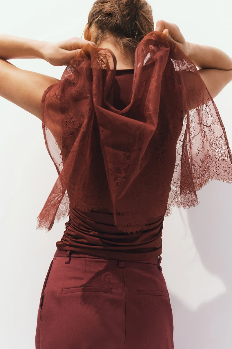 Lace Hip Scarf