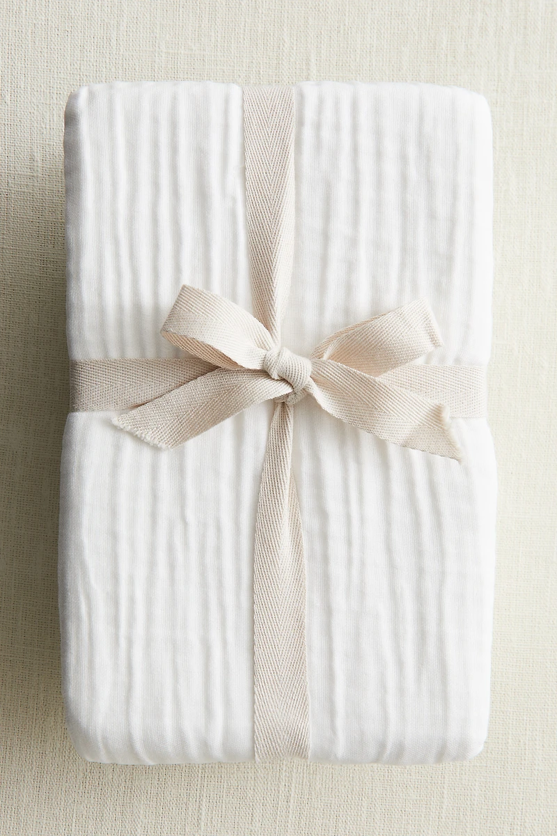 Muslin Crib Duvet Cover Set