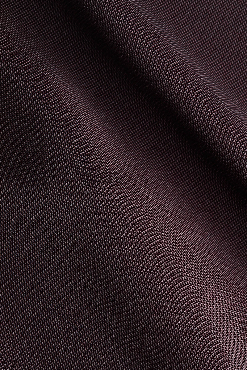 Lace-Trimmed Slip Dress