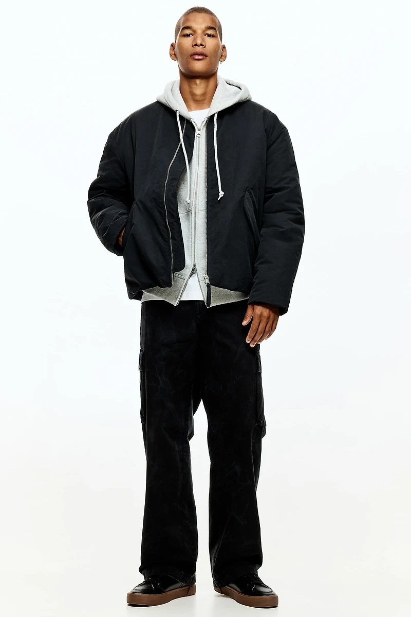 Oversized Fit Hooded Jacket