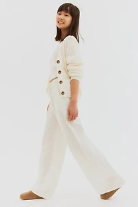 Linen-Blend Pants
