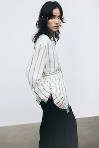 Linen-Blend Jacket