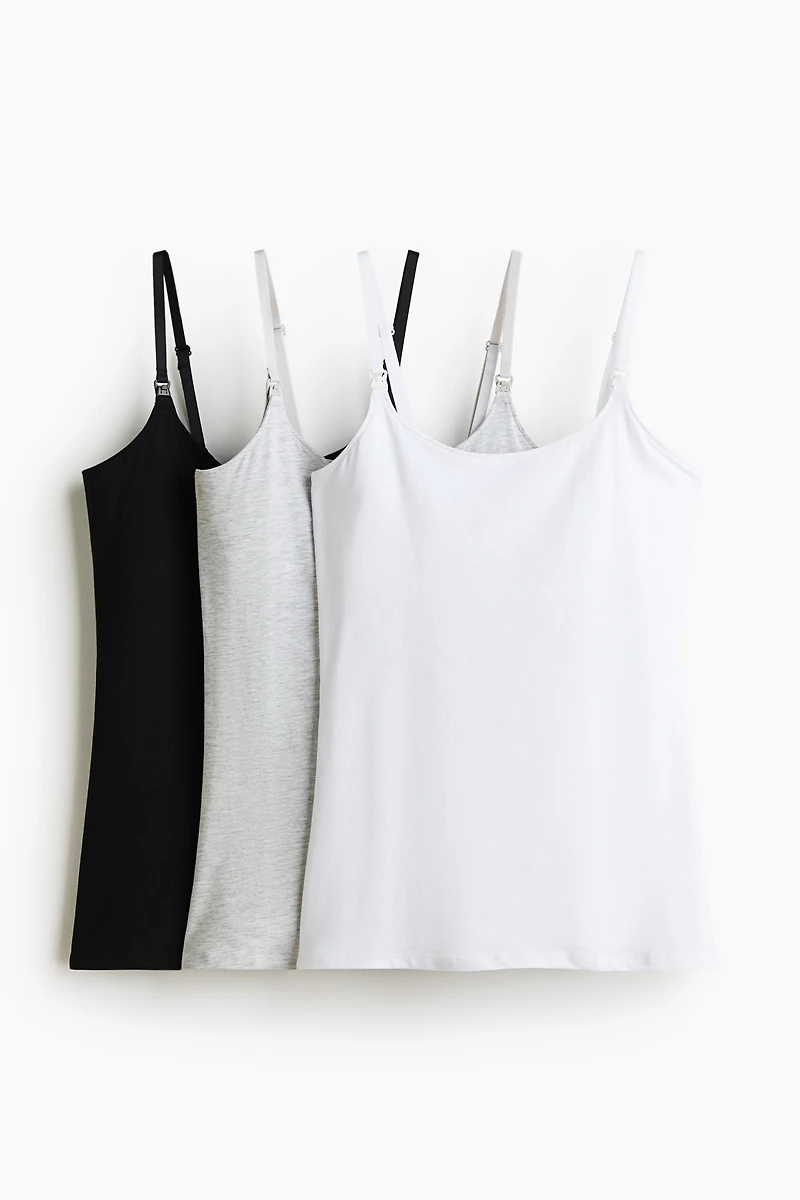 MAMA 3-Pack Nursing Camisole Tops