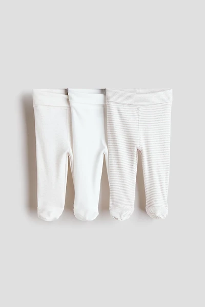 3-pack Foldover-Waist Leggings