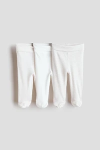 3-pack Foldover-Waist Leggings