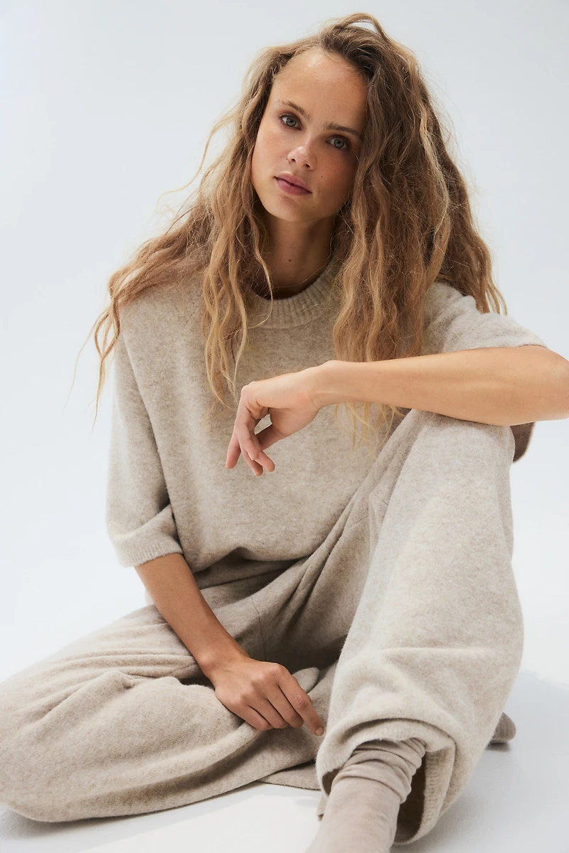 Pantalon en maille fine