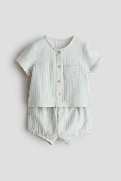 2-Piece Cotton Muslin Set