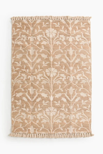 Floral Jute-Blend Rug