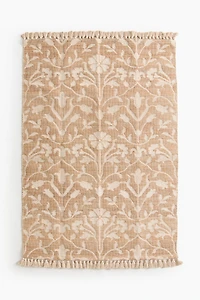Floral Jute-Blend Rug