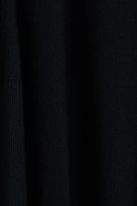 Flared Fine-Knit Skirt
