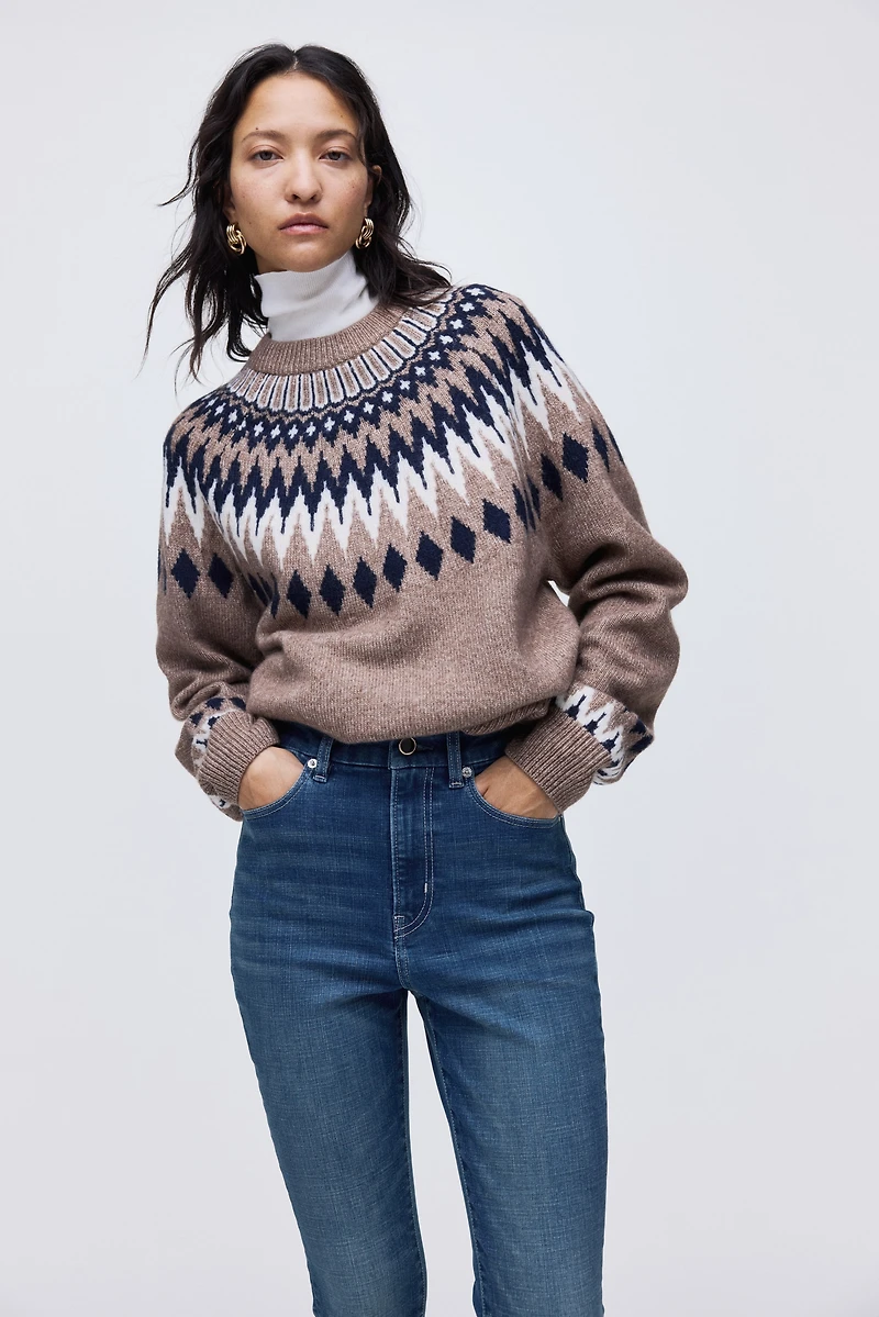 Jean moulant taille haute