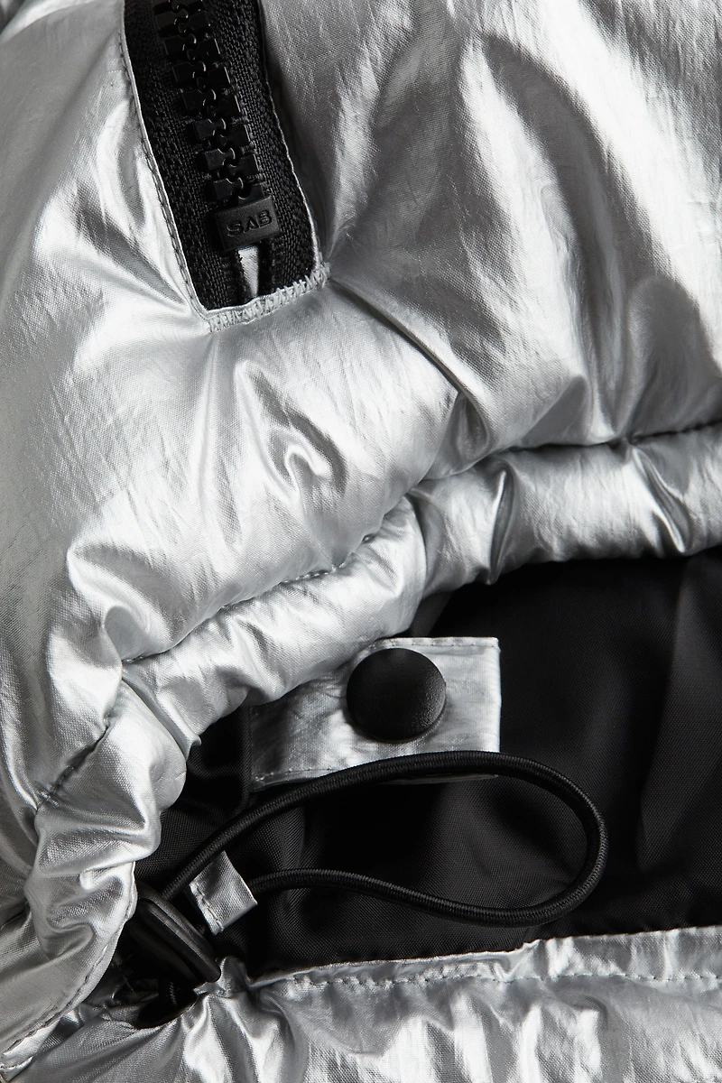 Shimmery Puffer Jacket