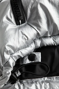 Shimmery Puffer Jacket